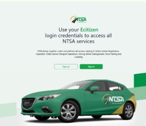 NTSA MOTOR VEHICLE TRANSFER